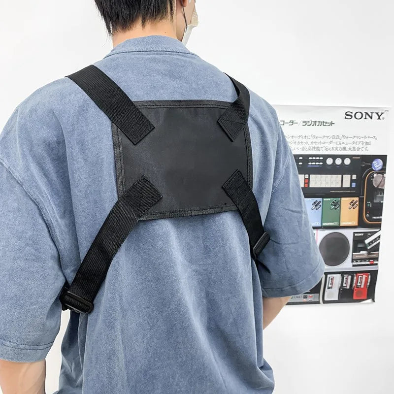 Tactical Chest Rig Bag – Multi-Pocket Nylon Vest Pack for Men