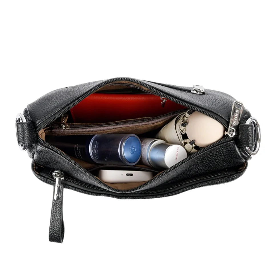 Women's Soft PU Leather Shoulder Crossbody Bag – Designer Handbag