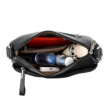 Women's Soft PU Leather Shoulder Crossbody Bag – Designer Handbag