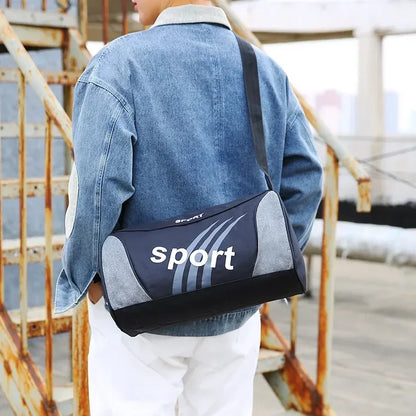 Gym Bag & Travel Backpack – Unisex Crossbody Duffel
