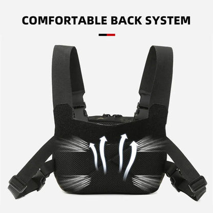 Tactical Chest Rig Bag – MOLLE Vest Front Pouch Daypack