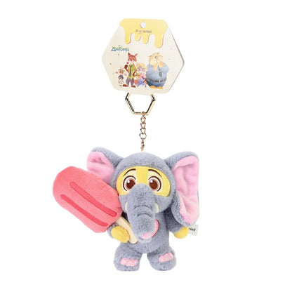 Zootopia Plush Keychain Doll – Cute Bag Charm Pendant