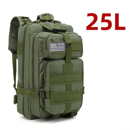 Tactical Backpack 25L/50L – Waterproof 1000D Nylon Outdoor Rucksack