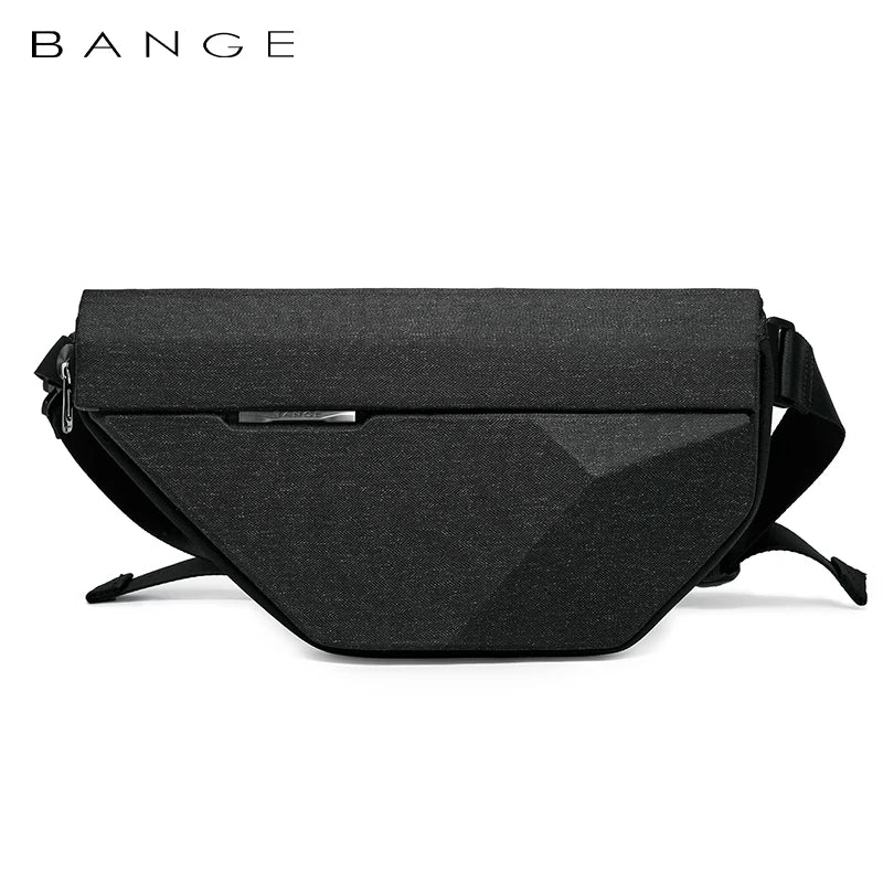 BANGE Men's Waterproof Crossbody Sling Bag – Multifunction Chest & Shoulder Messenger