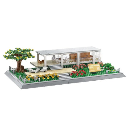 Farnsworth House Architecture Building Blocks Set – 661 Pieces