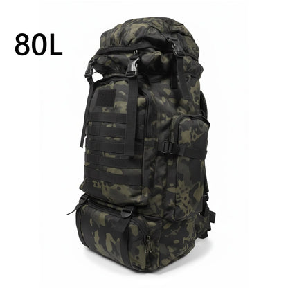 80L/100L Tactical Backpack – Large Hiking & Mountaineering Bag