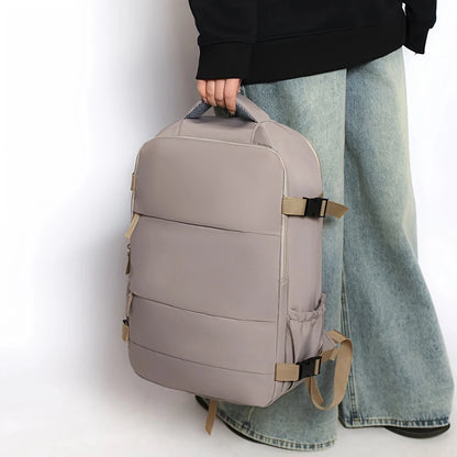 Travel Backpack Set – Carry-On Rucksack with Shoe Compartment & Matching Handbag