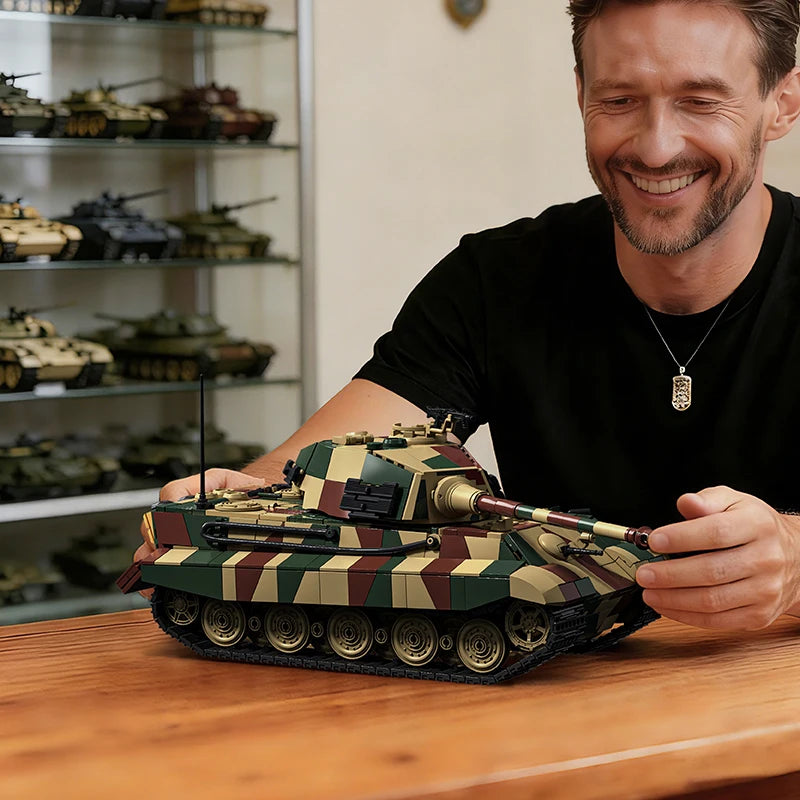 King Tiger II Heavy Tank MOC Building Set