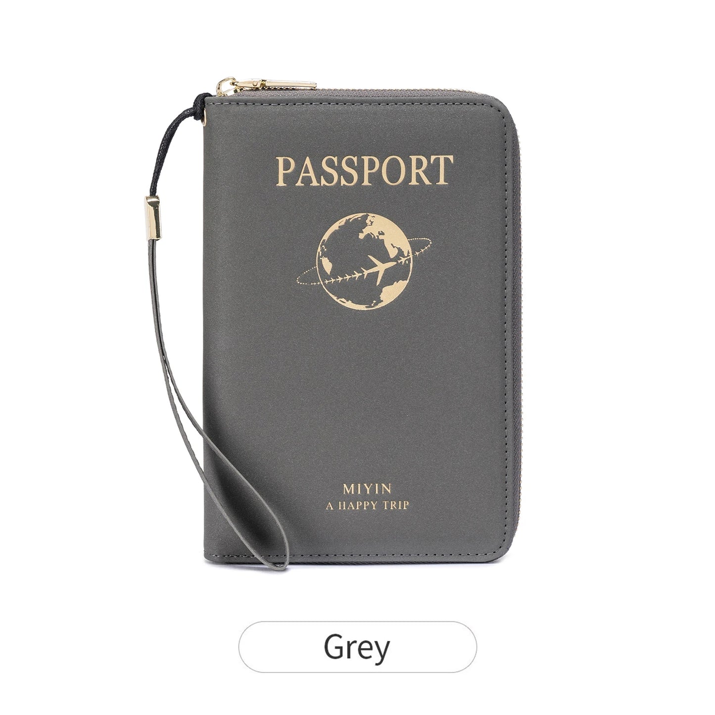 Passport Holder Travel Wallet – RFID Zip Organizer
