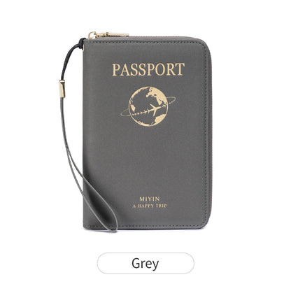 Passport Holder Travel Wallet – RFID Zip Organizer