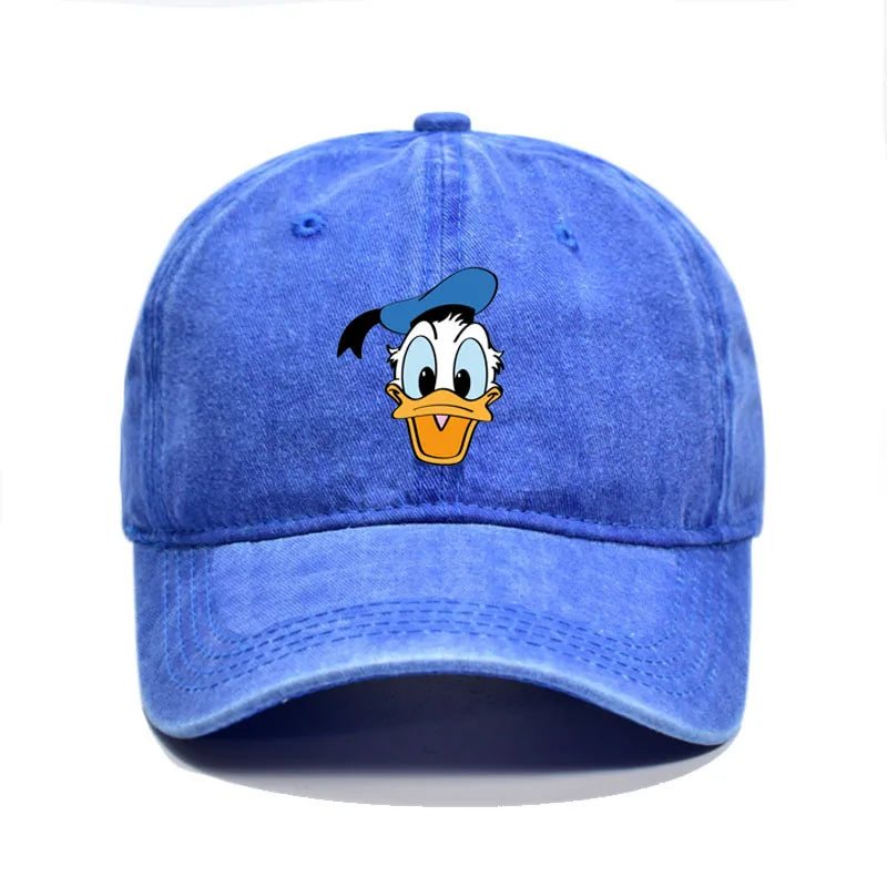 Cartoon Character Baseball Cap – Vintage Washed Unisex Hat