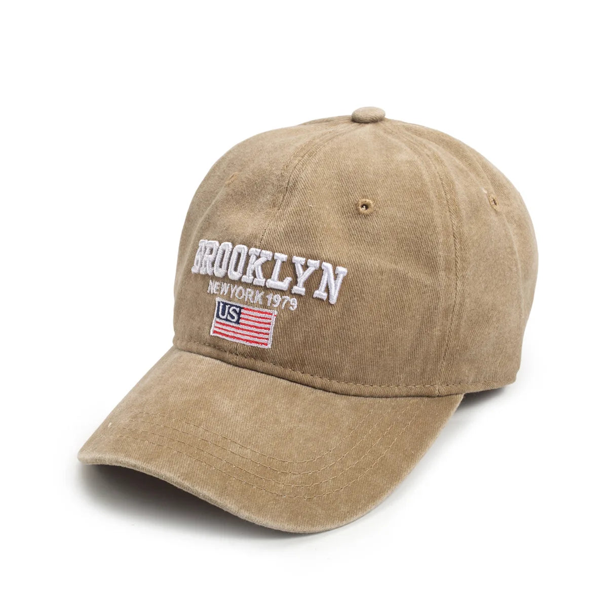 Brooklyn New York 1979 US Flag Embroidered Vintage Baseball Cap