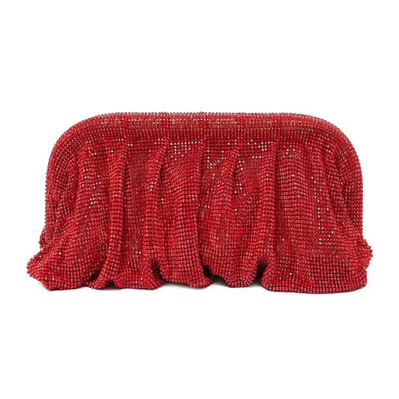 Diamond Evening Clutch Bag – Women's Crystal Party Purse