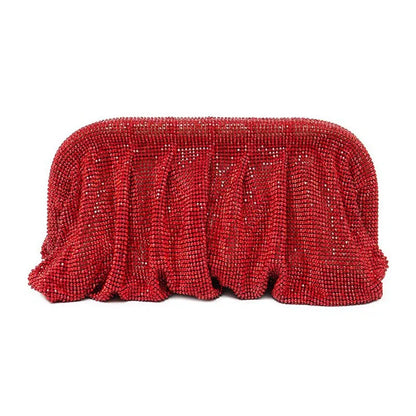 Diamond Evening Clutch Bag – Women's Crystal Party Purse
