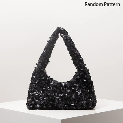 Sequin Shoulder Bag for Women – Glam Party Hobo Bag