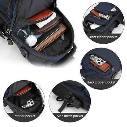Men's Oxford Crossbody Sling Bag – Outdoor Chest Pack