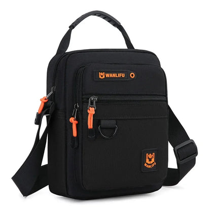 Men's Oxford Messenger Shoulder Bag – Lightweight Crossbody Purse