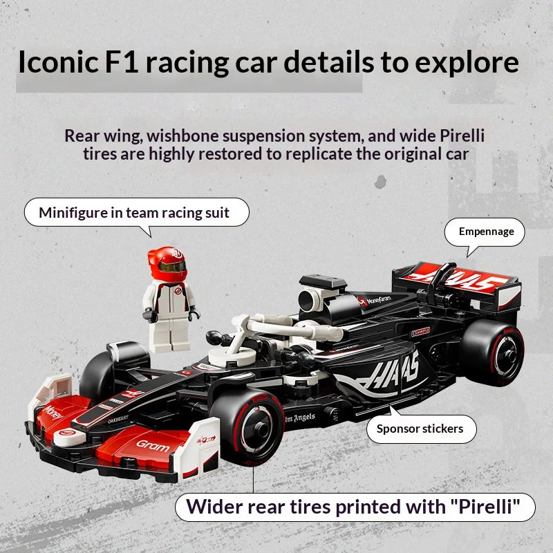 LEGO Speed Champions MoneyGram Haas F1 Team VF-24 Car 77250