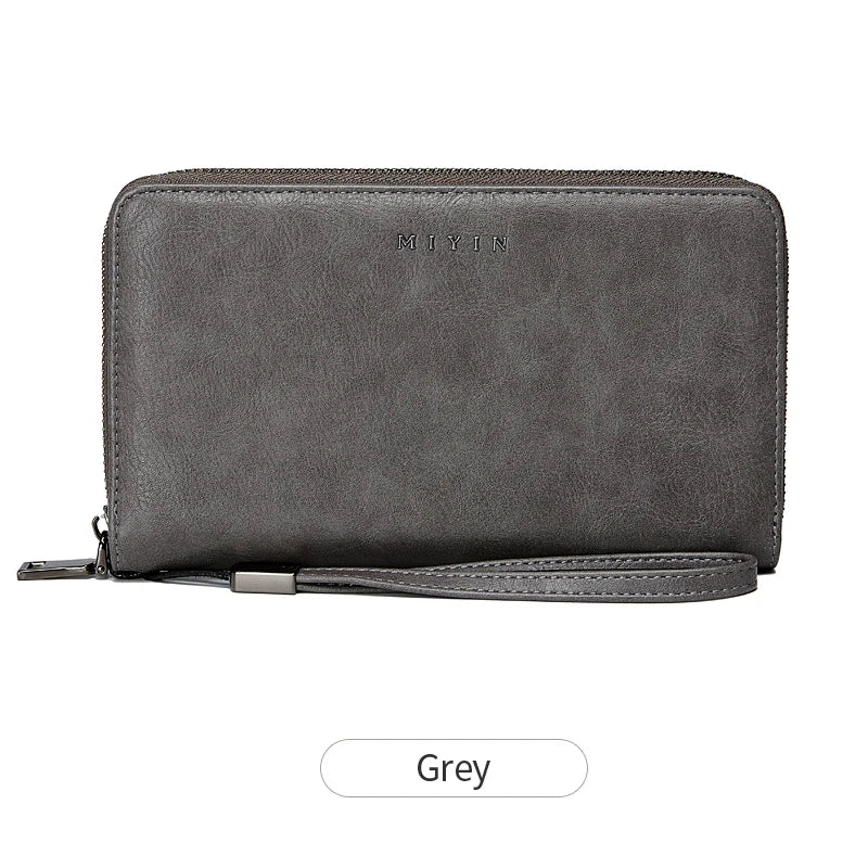 RFID Blocking Women's Long Clutch Wallet – Zip Wristlet Purse