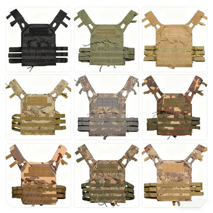 Tactical JPC Plate Carrier Vest – Men's MOLLE Airsoft & Hunting Vest