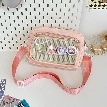 Japanese Ita Crossbody Bag for Women – Clear Window Display