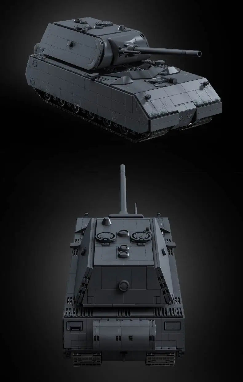 Panzer VIII Maus MOC Tank Building Set – 2416 Pcs 1:28 Scale