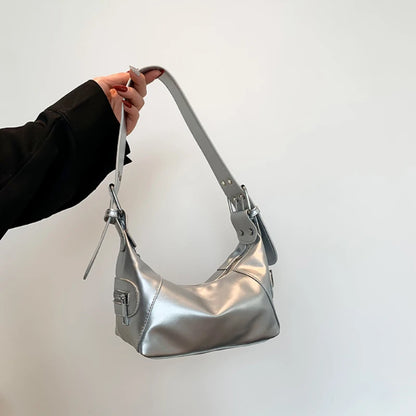 Y2K Motorcycle Shoulder Bag for Women