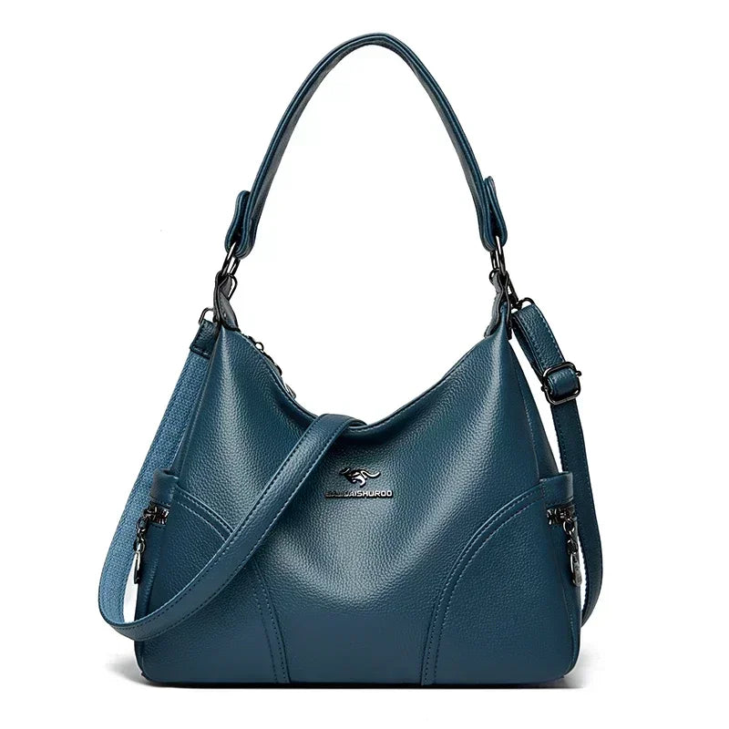Leather Tote Bag for Women – Large Capacity Shoulder & Crossbody