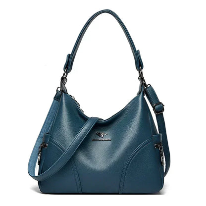 Leather Tote Bag for Women – Large Capacity Shoulder & Crossbody