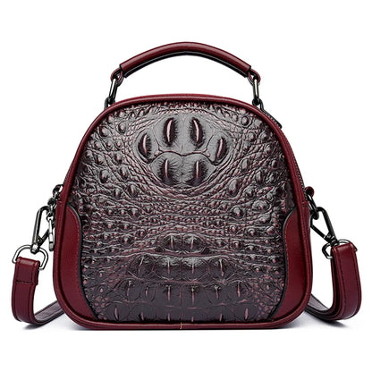 Crocodile Leather Crossbody Bag – Luxury Women's Shoulder Handbag