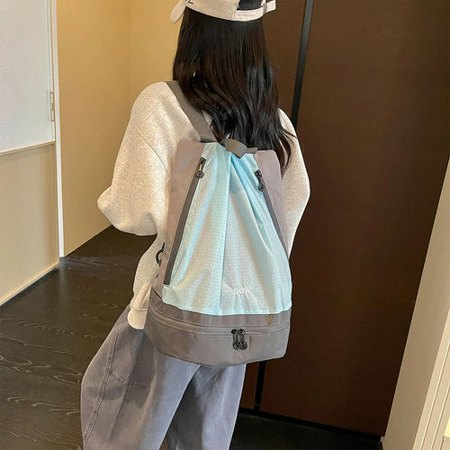 Large Capacity Gym Backpack with Shoe Compartment