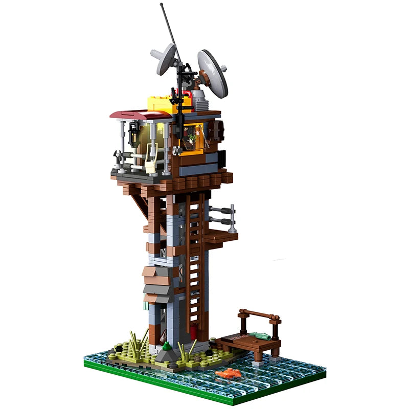 Post-Apocalyptic Outpost Tower MOC Building Blocks Set