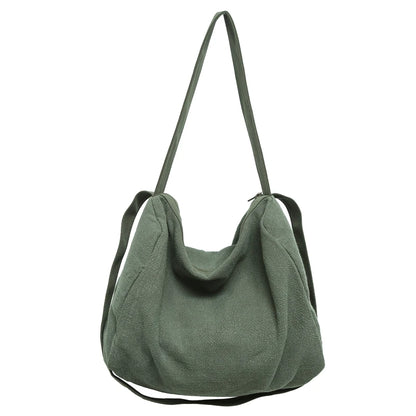Large Capacity Canvas Tote Bag – Women's Shoulder & Crossbody Handbag