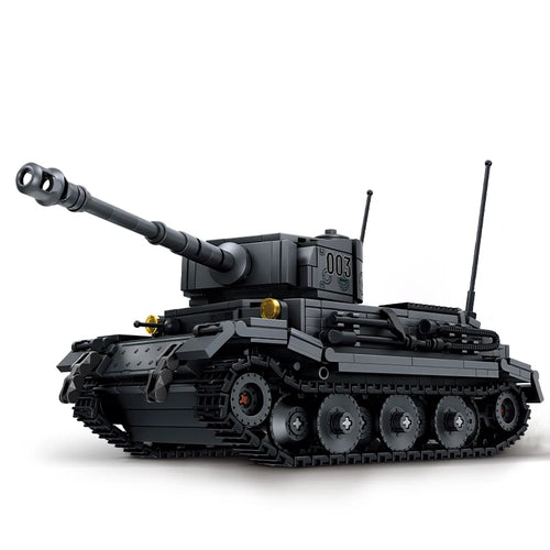 Tiger P Tank Building Block Set – Military WWII Brick Model Kit