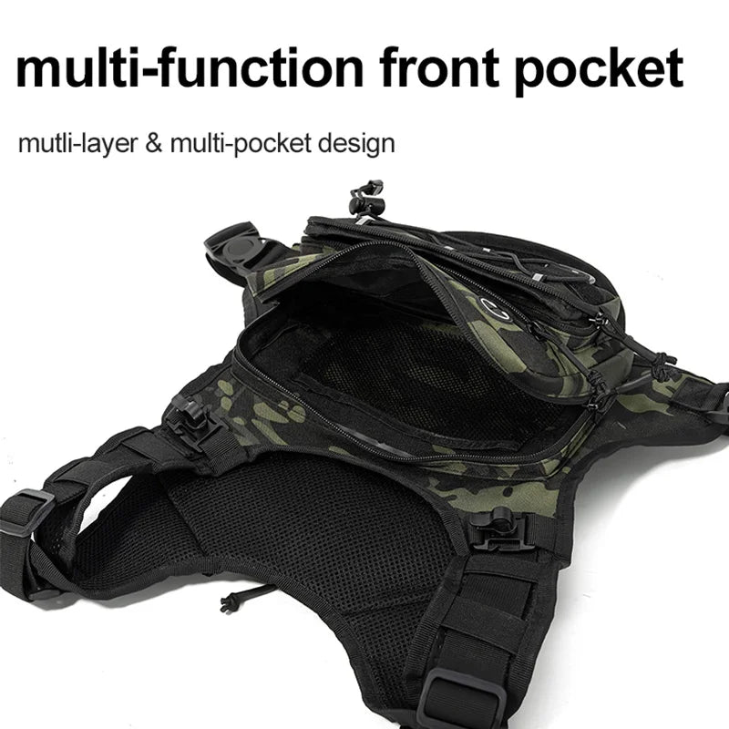 Running Chest Pack Hydration Vest – Tactical Sports Bag for Men & Women