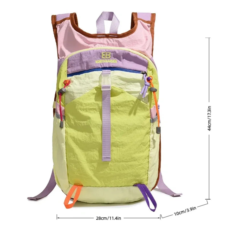 Lightweight Colorblock Backpack for Travel & Daily Use
