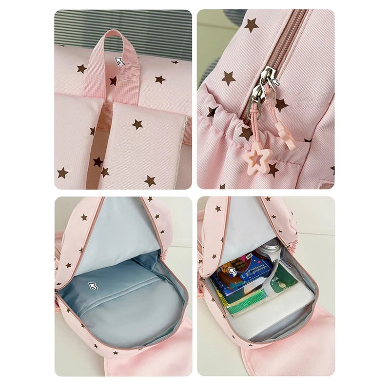 Kawaii Piano Key Ita Backpack with Transparent Pocket