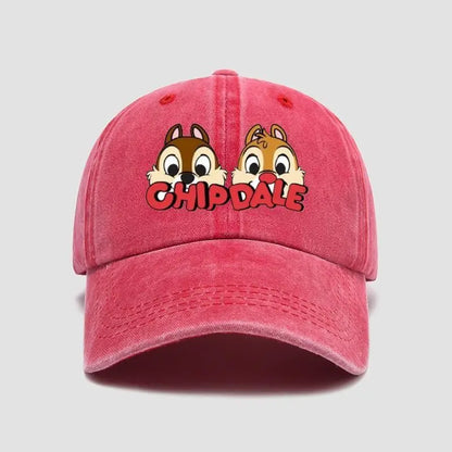 Chip & Dale Baseball Cap – Cute Cartoon Disney Hat for Men & Women