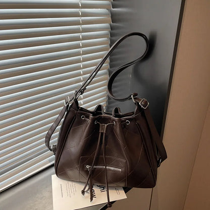 Commuter Tote Bag - Women's Retro Casual Shoulder Backpack