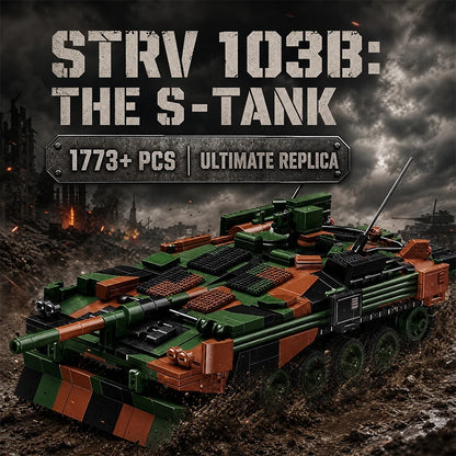 STRV 103B Main Battle Tank Building Blocks Set – 1773 Pcs