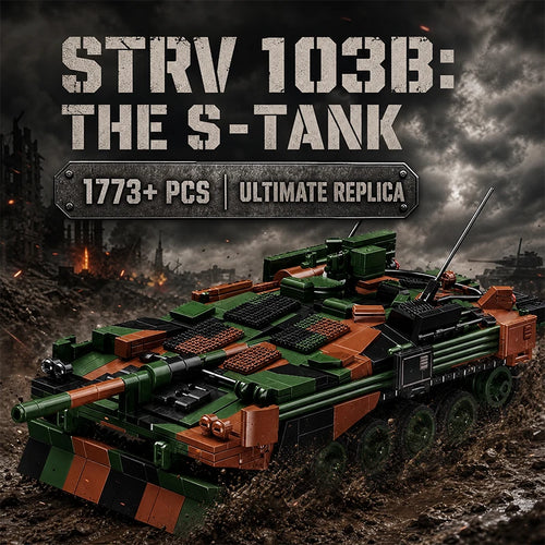 STRV 103B Main Battle Tank Building Blocks Set – 1773 Pcs