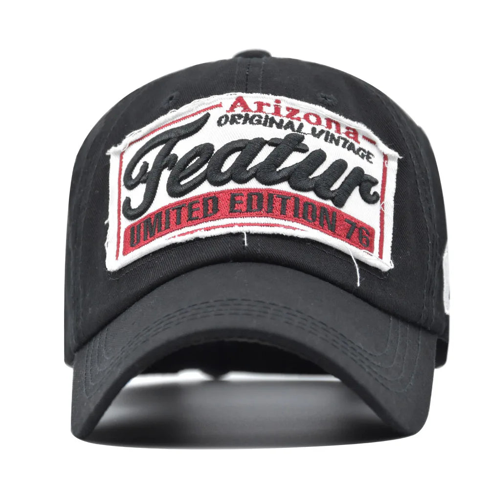 Letter Embroidery Baseball Cap – Hip Hop Streetwear Vintage Hat