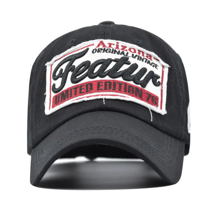 Letter Embroidery Baseball Cap – Hip Hop Streetwear Vintage Hat