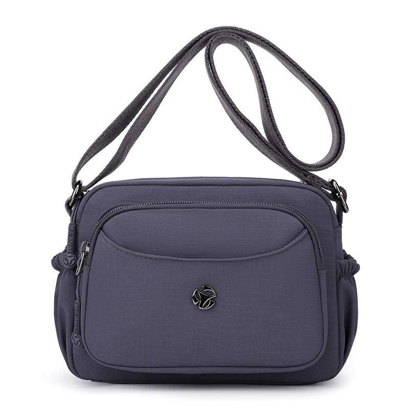 Women's Waterproof Nylon Crossbody Bag – Lightweight Small Square