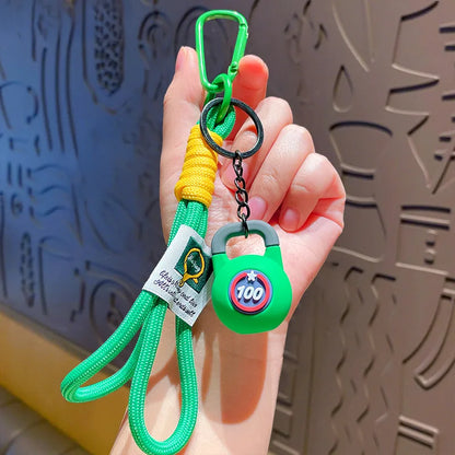 3D Kettlebell Keychain – Sport PVC Bag Charm & Key Ring