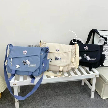 Korean Style Crossbody Messenger Bag for Students