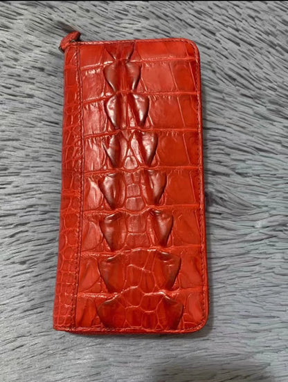 Genuine Crocodile Leather Clutch Wallet for Women