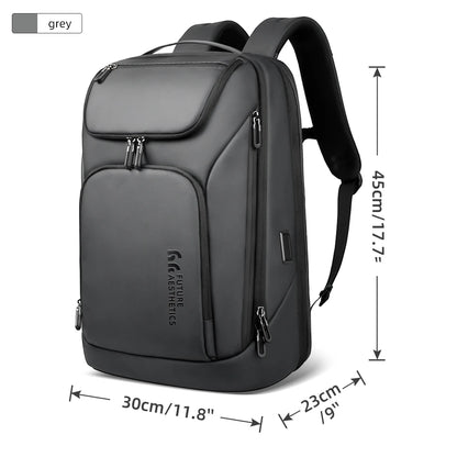 Large Capacity Waterproof Laptop Backpack 17.3 Inch – Men's Travel Rucksack
