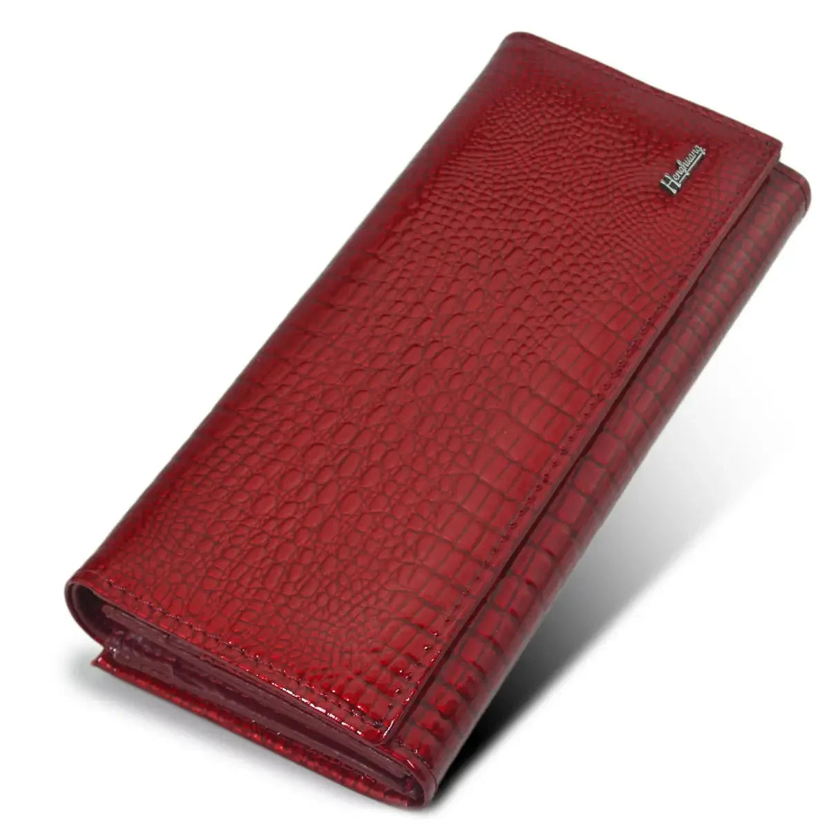 Luxury Alligator Leather Long Wallet for Women