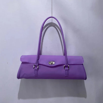 Jelly Shoulder Bag for Women – Sweet Macaron Color Handbag